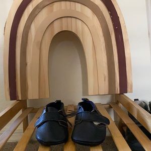 Moccasins navy blue size 4C